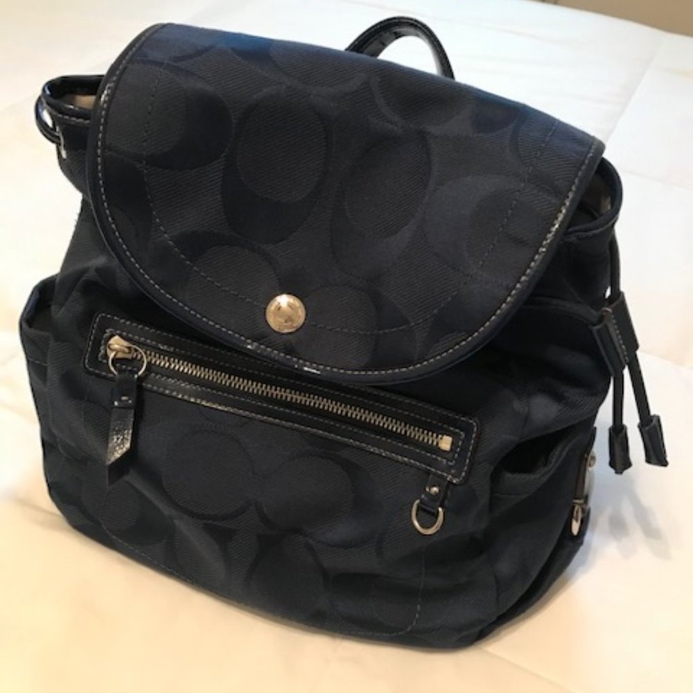 Blue Coach Backpack for Sale!